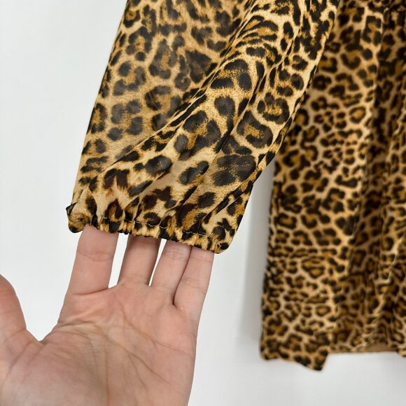 NWT Lovers + Friends Ajax Mini Dress Cheetah Leopard Print XS - Picture 4 of 11